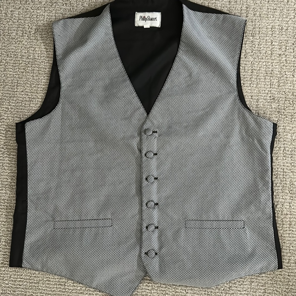 Men’s formal vest. Medium. Phillip Stuart